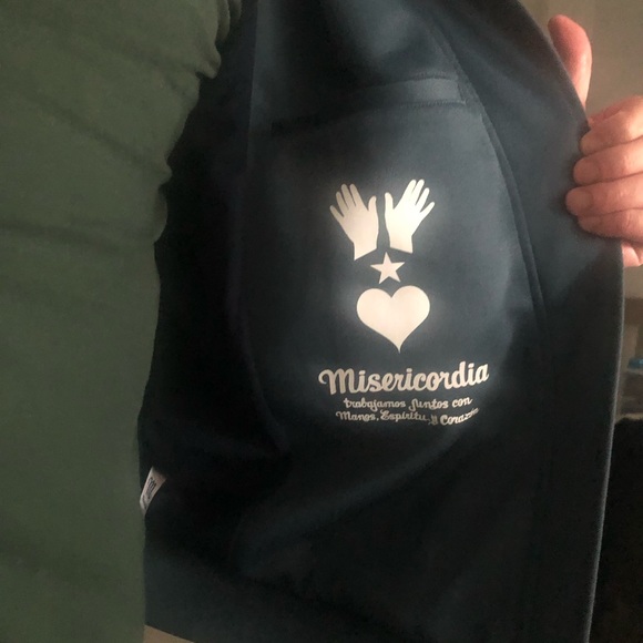 Misericordia Two-Tone Blue Men’s Jacket - Picture 7 of 8